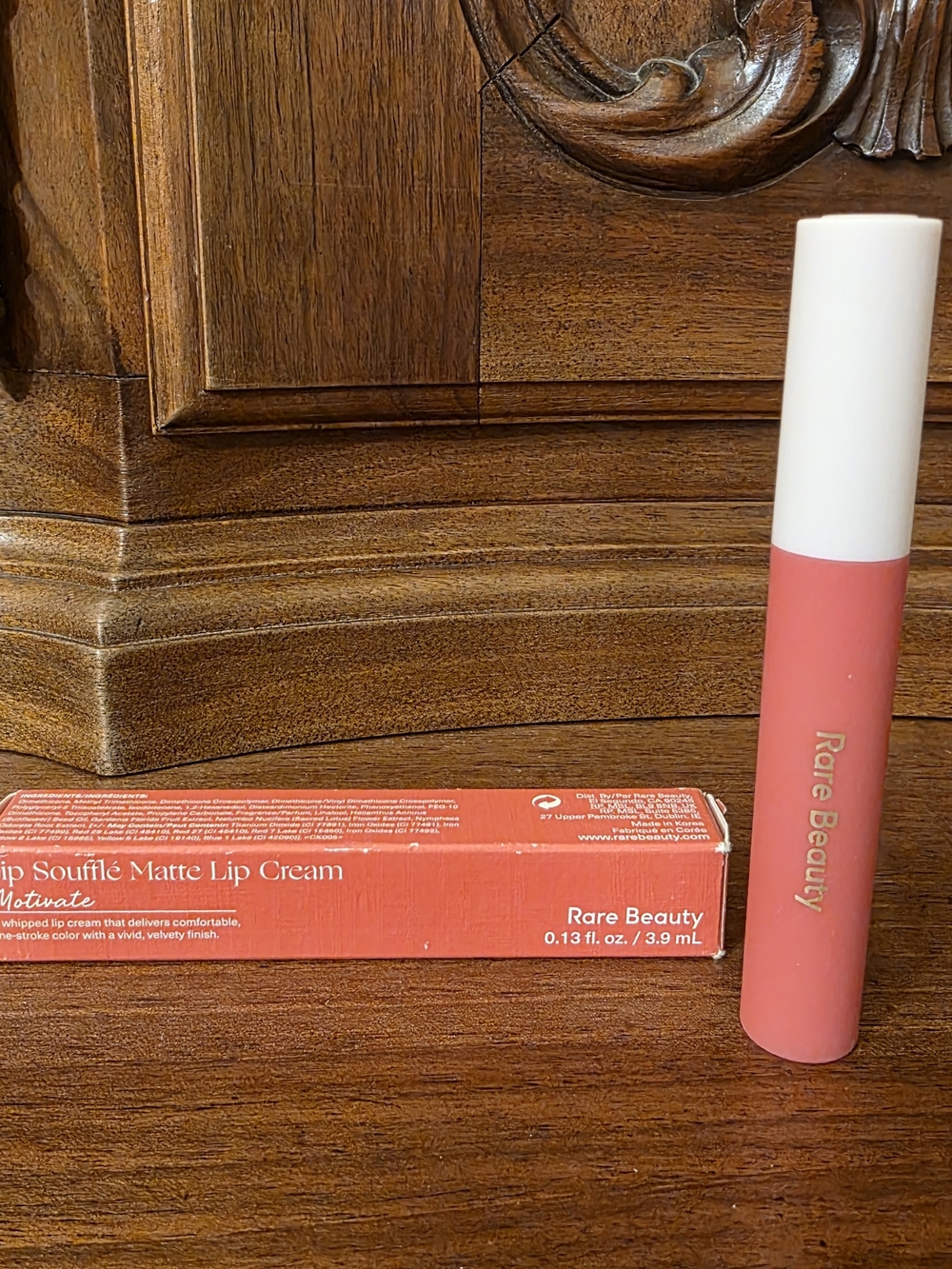 Rare Beauty Lip Souffle Matte Lip Cream in Color Motivate--NIB